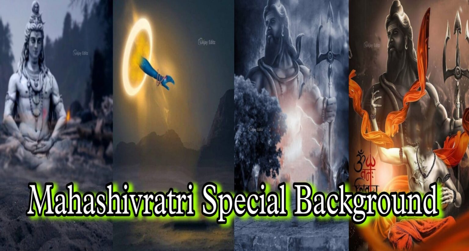 Maha Shivaratri editing background