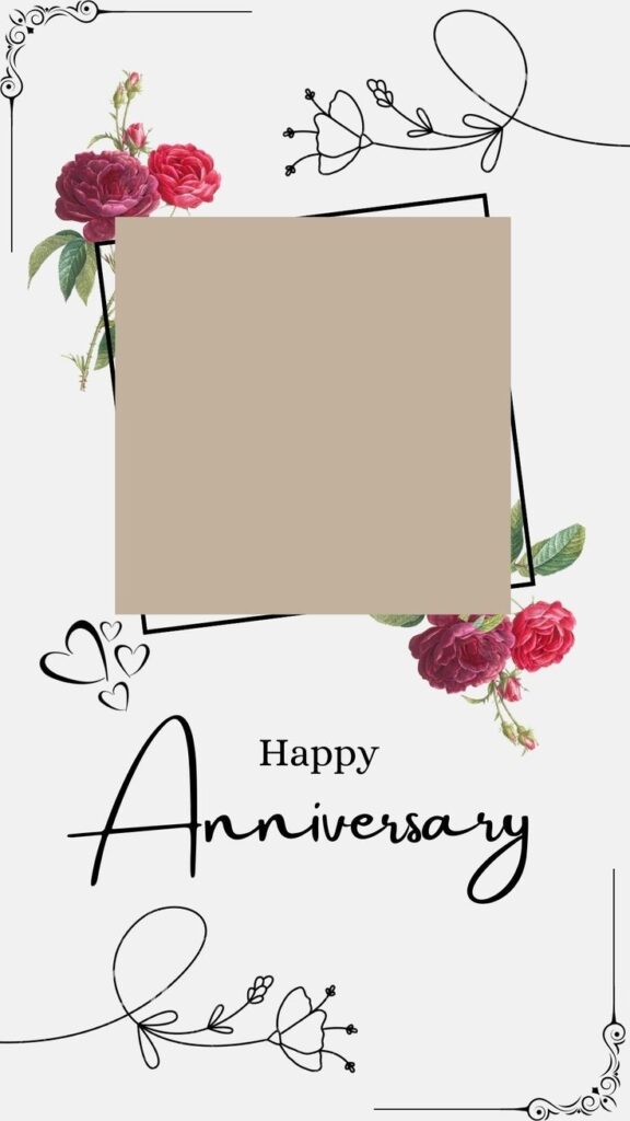 happy anniversary wedding photo frames free download