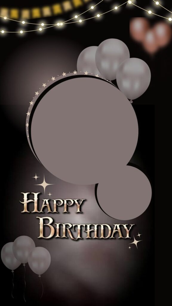 happy birthday photo frames free download