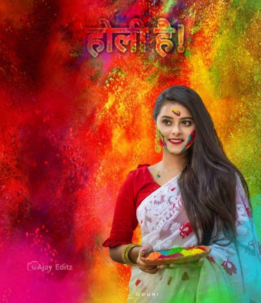 Happy holi cb editing background download