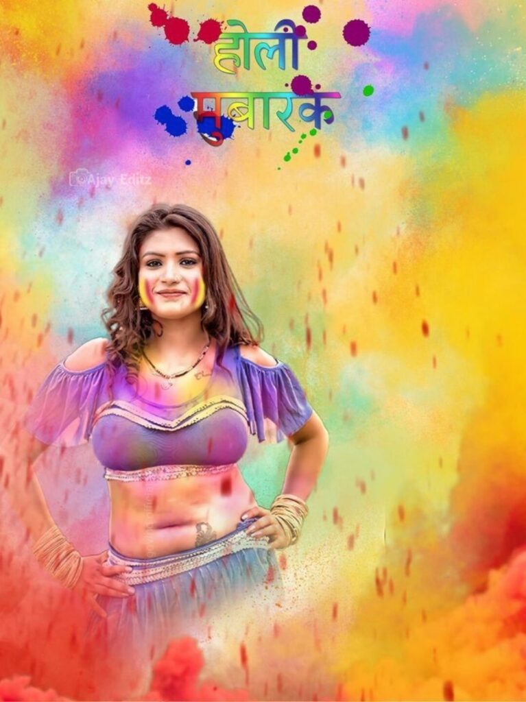 Happy holi cb editing background download