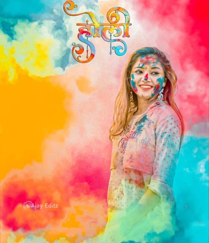 Happy holi cb editing background download