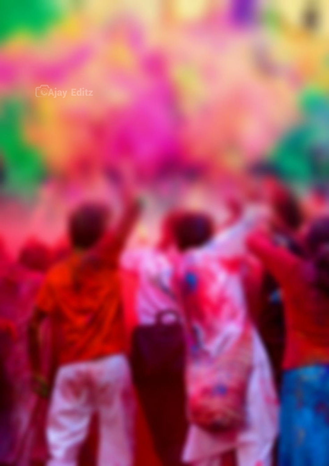 Blur CB Happy Holi Photo Editing Background HD