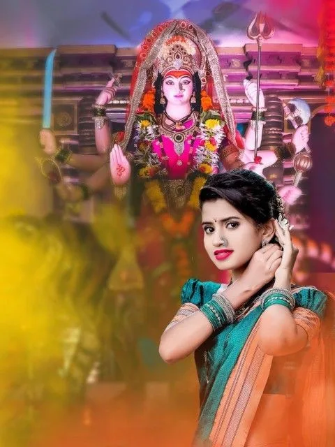 Trending Ma Durga Editing Background for Navratri