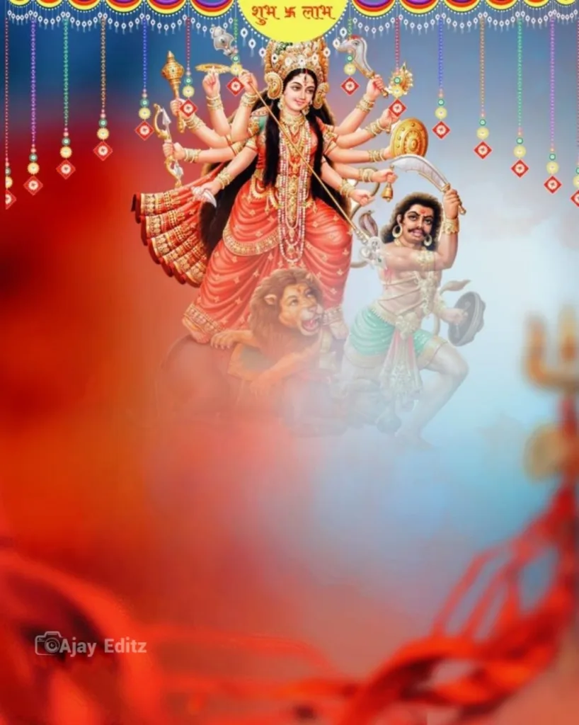 Trending Ma Durga Editing Background for Navratri